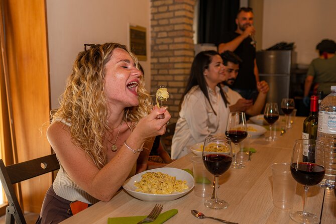 Pasta and Tiramisu Cooking Class Near the Colosseum - Drinking With Dinner: Prosecco, Wine, Water, and Limoncello