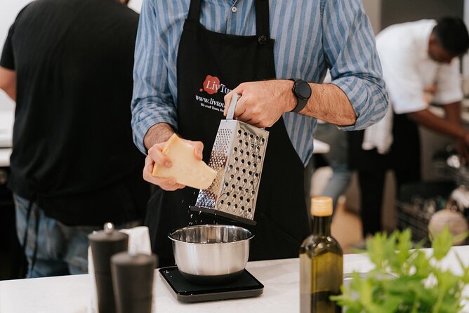 Pasta and Tiramisu Semi-Private Cooking Class with a MasterChef - Alfredo Sauce Class: Parmeggiano Reggiano and Butter Done Simply