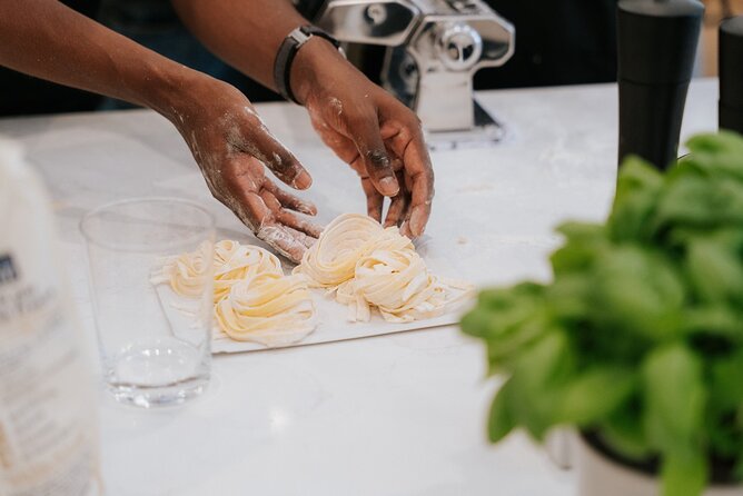 Pasta and Tiramisu Semi-Private Cooking Class with a MasterChef - The Sit-Down Meal: Wine, Limoncello, and Eating What You Made