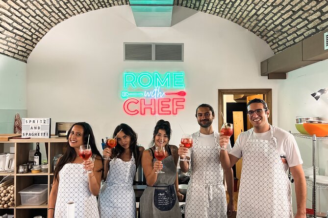 Pasta Cooking Class Near the Colosseum with 3 Spritz Cocktails - How the Spritz Lesson Works: Aperol, Hugo, and Limoncello
