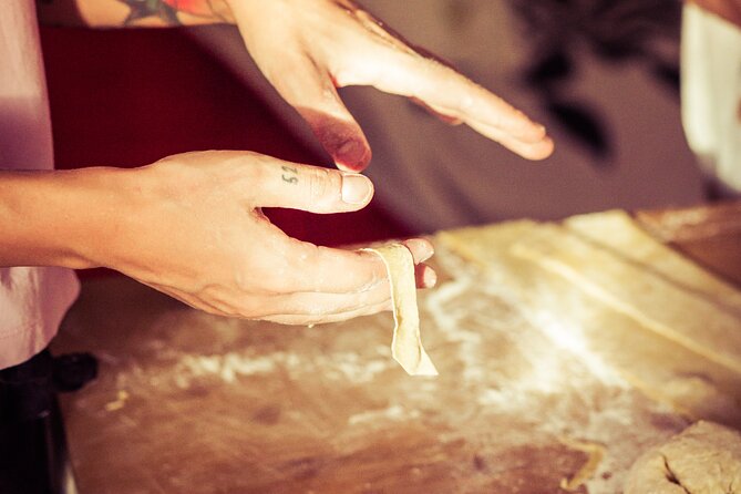 Pasta, Truffle and Wine: hands-on class in a medieval town - What you actually make: ricotta ravioli and silky tagliatelle