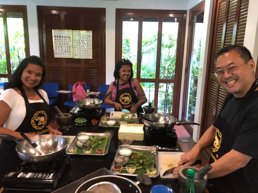 Phuket - Blue Elephant Thai Cooking Class with Market Tour - In the practice room: four dishes, real technique, instructor support