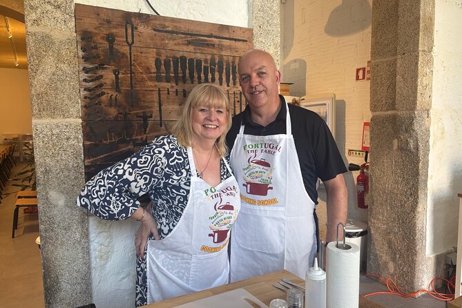 Porto Hands On Cooking Class-3 course-wine included-trained chef - Take-Home Rewards: Recipe Cards and an Apron