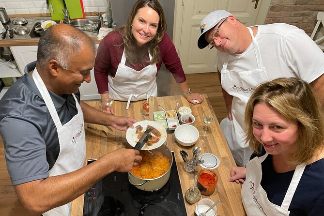 Premium Hungarian Home Cooking Experience with Chef Marti - The Meal Part: Wine, Palinka, and Sitting Down Together