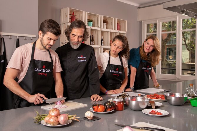 Premium Paella & Tapas Feast: Unlimited Wine & Rambla Views - Back to Barcelona Cooking: how the kitchen keeps you hands-on