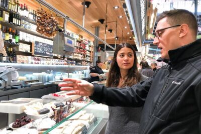 Private Barcelona Market Tour & Paella Cooking Class with Josh - The market walk: learning quality from jamón, olives, and salt cod
