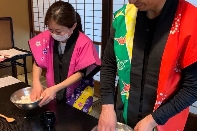 Private Cooking Class Udon in Kyoto Japan - After class: the udon meal and the tempura set
