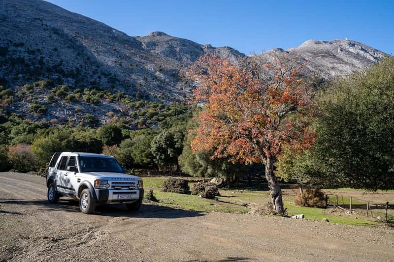 Private Jeep Tour to Psiloritis Mountain & Cooking Lesson - Private Land Rover safari on Psiloritis: the real reason it works