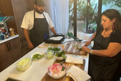 Private Mexican Cooking Class & Tequila Cocktail at Tanya’s Home - Tanya’s open kitchen flow: prep first, cook together