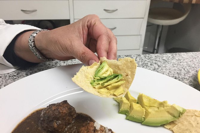 Private Mexican Cooking Class with Gastronomic Historian, Lucia - Patio meal time: beer or tequila with what you just made