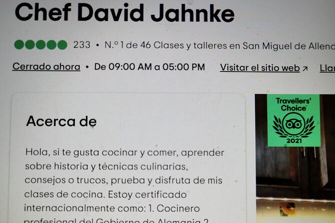 Private Mexican Cooking Class with Licensed Chef - Where you meet in San Miguel and how to plan your timing