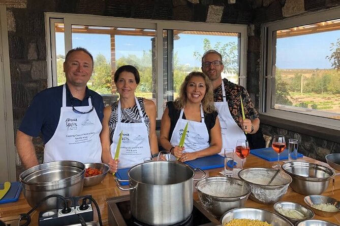 Private Santorini Cooking Class & Wine Tasting Tour - Volcanic Wine Day Plan: how the 9:30 start works