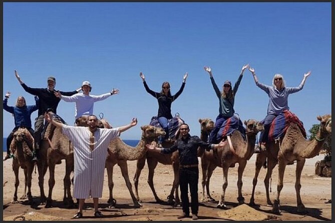 Private Tangier Tour and Cooking Class All Inclusive - Achakkar Beach camel ride: fun, but check your comfort first
