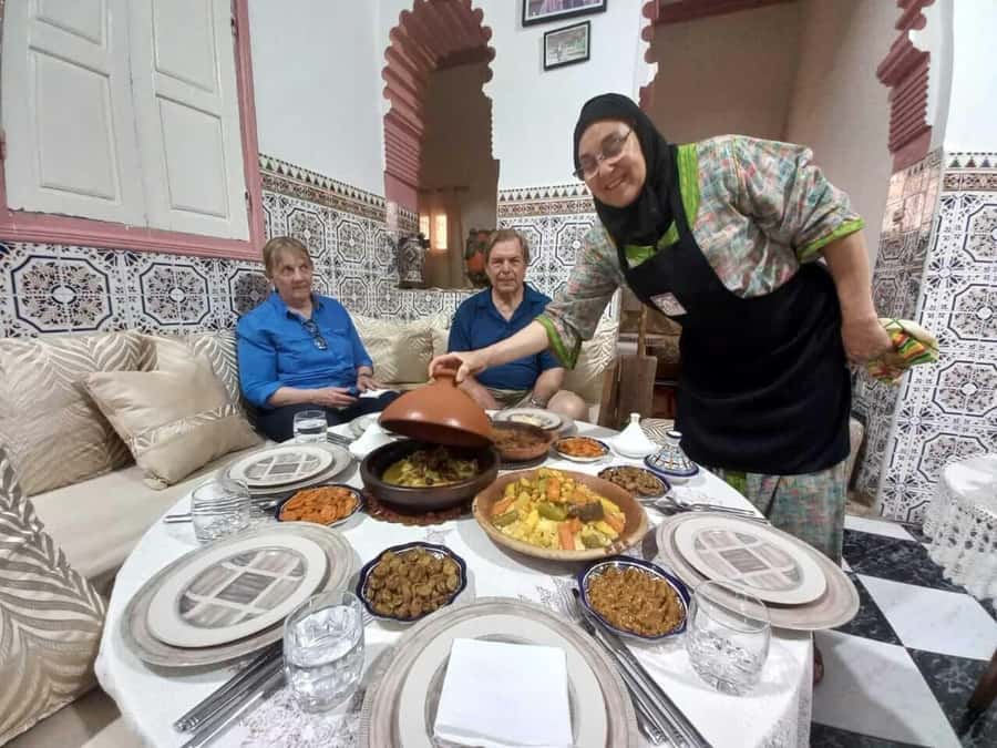 Rabat: Cooking Class in a Family Home - Your Hosts in the Family Home Kitchen with Imane