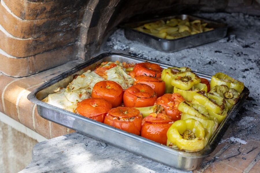 Rethymno: Authentic Cooking Class with a Local - Entering the family garden near Rethymno