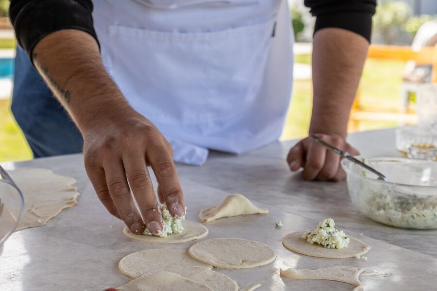 Rethymno: Authentic Cooking Class with a Local - The cooking flow: from aprons to the wood oven