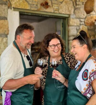 Rhodes: Cooking Class & Lunch at a Traditional Farmhouse - Meeting the family: how Michael, Maria, and Michalis run the day