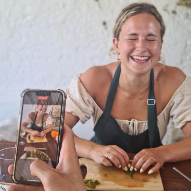 Rhodes: Cooking Class & Lunch at a Traditional Farmhouse - Hands-on cooking: what you really do in the kitchen