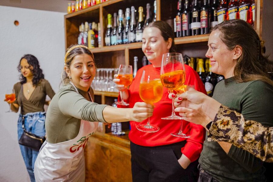 Rome Cooking Class: Make Pasta and 3 Spritz Cocktails - The meal moment: eat, compare notes, and keep the vibe going