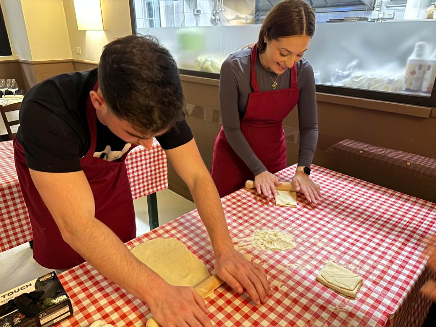 Rome: Homemade Pasta and Tiramisu Cooking Class - Eating what you made: pasta, tiramisu, and wine in the same place