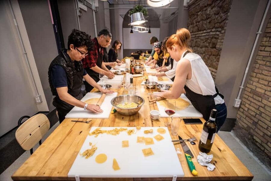 Rome: Pasta Cooking Class with Market Visit and Wine - The Nomentano Market stroll: picking real ingredients, not tourist props