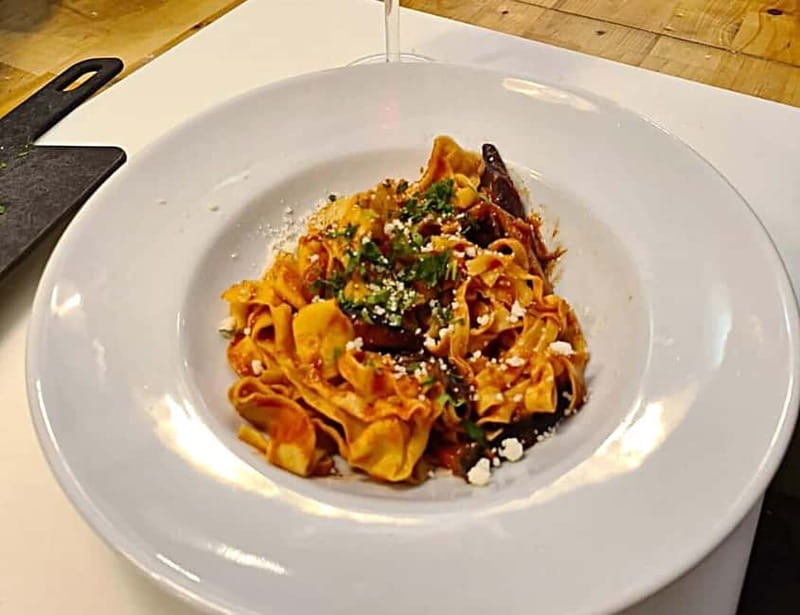 Rome: Pasta Cooking Class with Wine, Coffee, and Limoncello - The Meal Part: Wine, Condiments, Coffee, and Limoncello