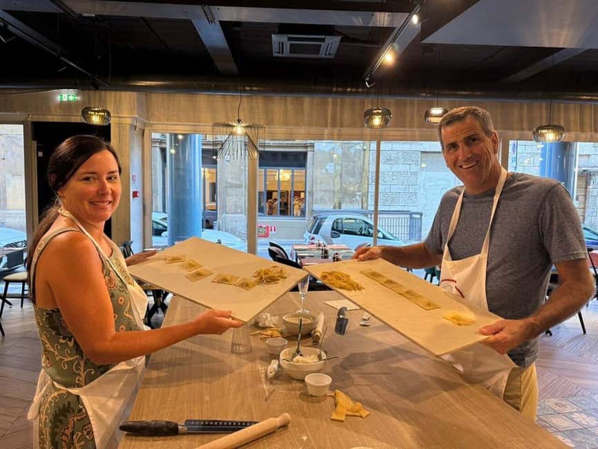 Rome: Pasta Fettuccine, Ravioli & Tiramisu Cooking Class - Fettuccine and Ravioli: From Dough to Dinner