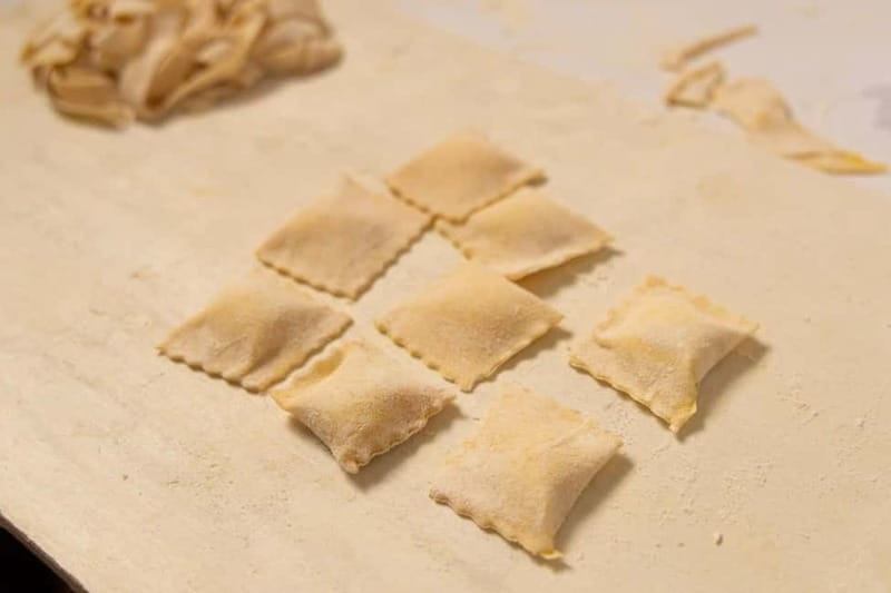 Rome: Ravioli, Fettuccine and Tiramisu Cooking Class - Eating your work: wine with pasta, then limoncello or coffee