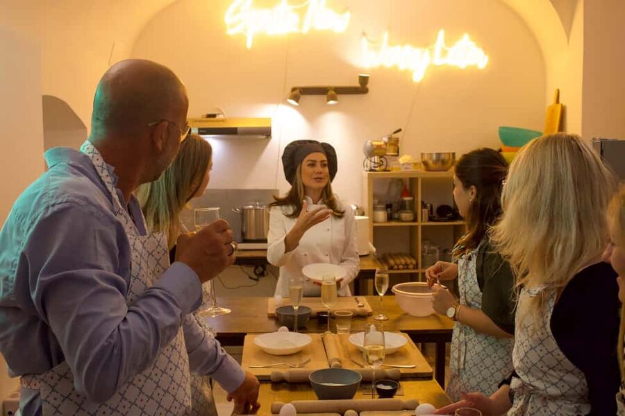 Rome: Tiramisu & Pasta Small-Group Cooking Class - Handmade pasta from scratch: knead, cut, then choose your Roman sauce