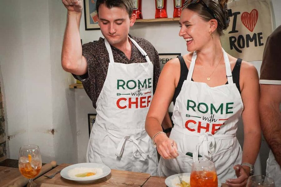 Rome: Traditional Pasta with Cocktails Cooking Class - Via Cesare Balbo meeting point: start here, no guesswork