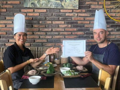 Sambo cooking class - The 2-hour flow: starter to main to dessert