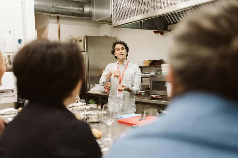 San Sebastian: Authentic Basque Cooking Class - De Biteri Plaza to the kitchen: how the 2.5 hours play out
