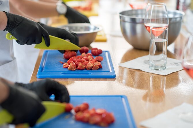 Santorini Cooking Lesson with Chef and a Bottle of Wine - Aroma Avlis Food & Wine lunch: why eating what you made matters