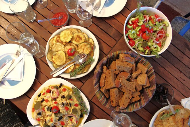 Santorini Family Farm Food & Wine Tour with Cooking Class - Transport, group size, and what to bring so the day goes smoothly