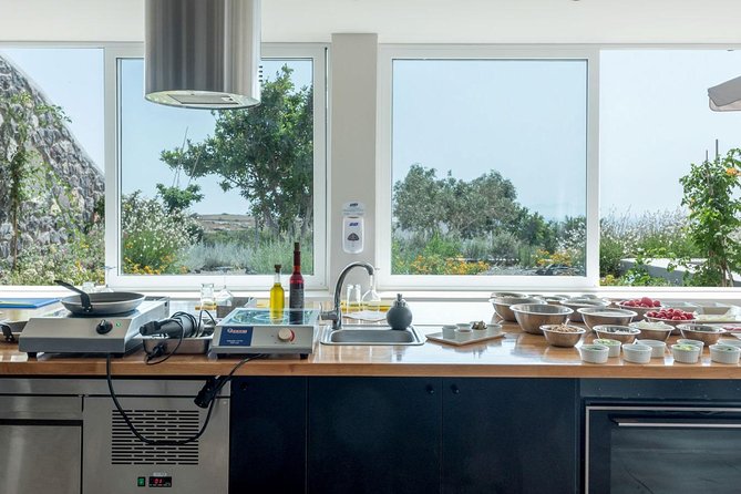 Santorini Farm-to-Table Cooking Class with a Local Chef, Christos - Vinsanto and volcanic wine pairing (and why it matters)