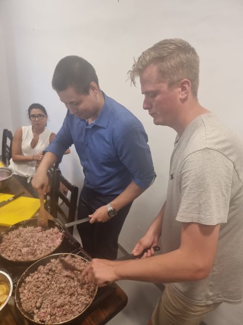 Santorini: Hands on Cooking Class with a Chef - Meeting at Feggera Restaurant in Megalochori: the start point and the tone