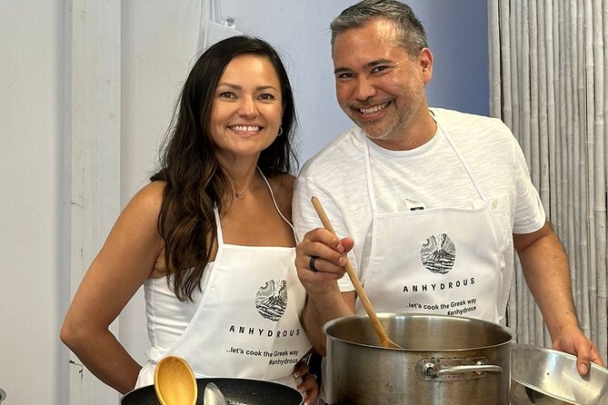 Santorini Private Cooking Class and Island Tour Experience - Anhydrous Winery: The 3-Hour Cooking Class That Becomes the Main Event