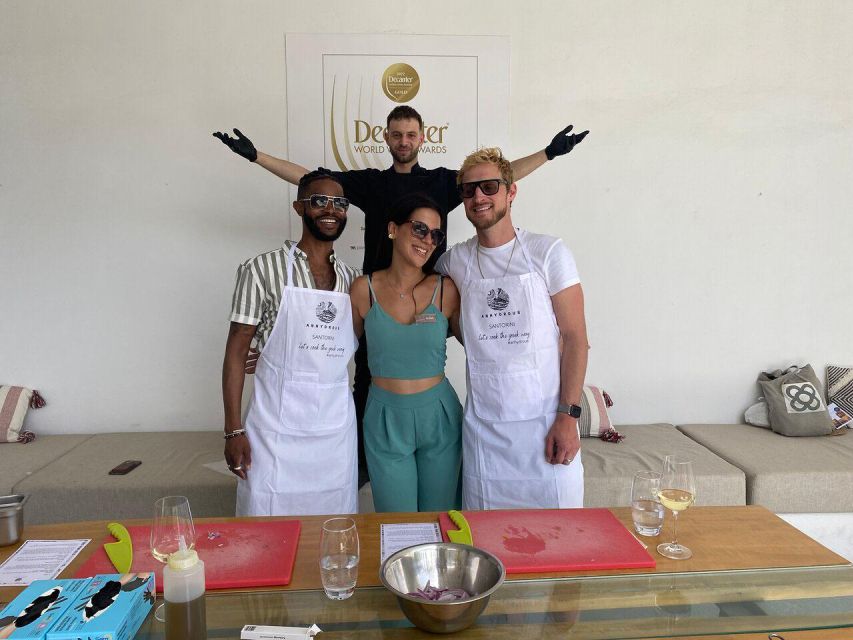 Santorini: Private Cooking Class and Wine Tasting Tour - Pickup and Timing: How to Avoid the Usual Santorini Stress