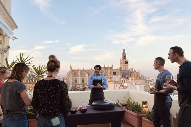 Sevilla: Rooftop Paella Cooking Class & 30-minute expert Q&A - Getting Up to the Rooftop: Third-Floor Stairs, No Elevator