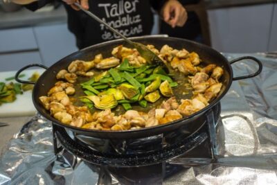 Seville: Spanish Cooking Class with Dinner - The 3-Hour Cooking Flow: Starter, Tapas, Paella, Dessert