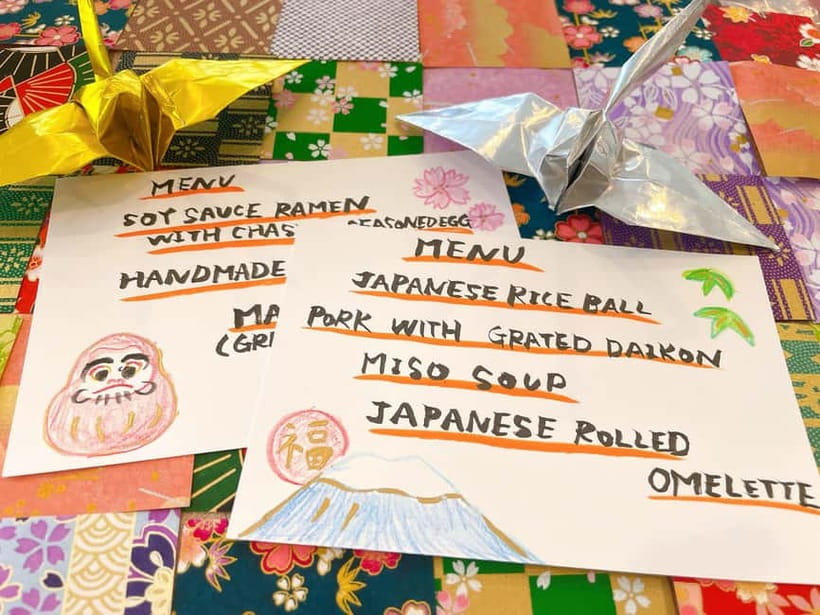 Shibuya Tokyo: Onigiri & Tamagoyaki Cooking Class - Nori wrapping with intention, not guesswork