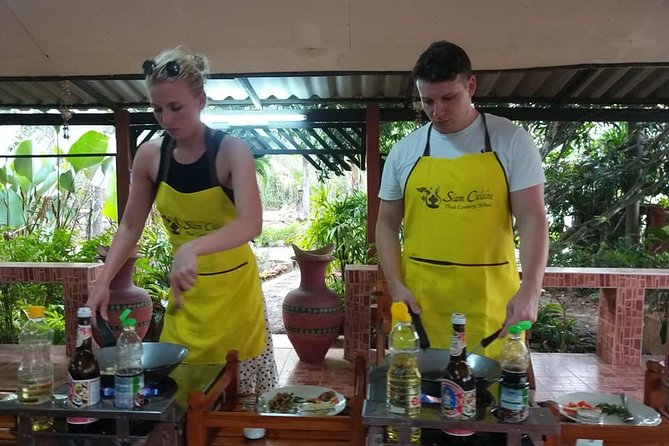 Siam Cuisine Thai Cookery School Krabi - The core of the class: cooking 6 dishes (plus the extras)