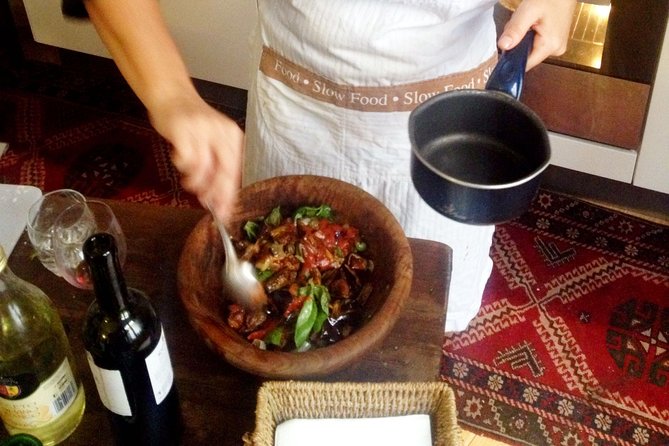 Sicilian Cooking Class in Palermo - The Sicilian dishes you’ll cook: caponata and busiate al pesto trapanese
