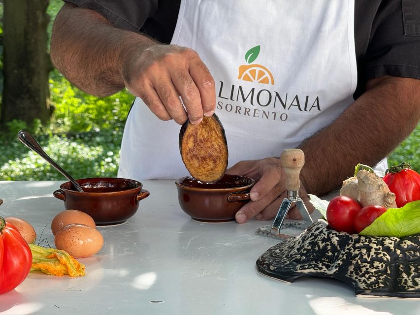 Sorrento: Authentic Italian Cooking Class in a Citrus Grove - Cooking the Sorrento menu: homemade pasta and real structure