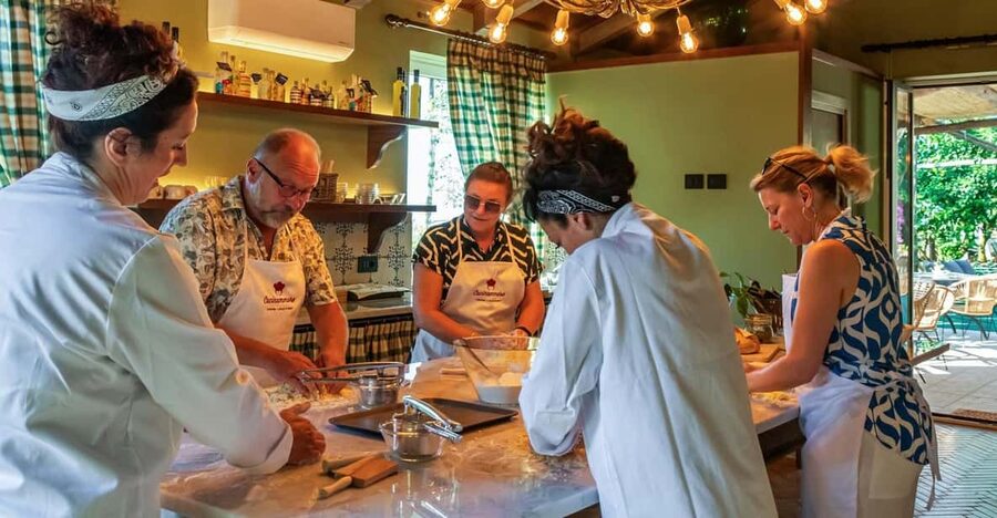 Sorrento Cooking Class: Taste the Tradition feel the Love - Prosecco Welcome, Countryside Gardens, and the Vesuvius View