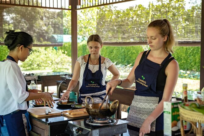 Sunset Thai Cooking with Grandma - Farm & Evening Feast - Why a Chiang Mai sunset cooking class hits differently