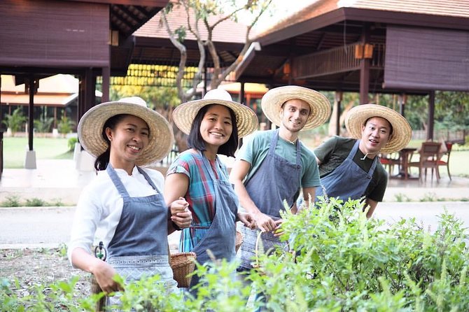 Sunset Thai Cooking with Grandma - Farm & Evening Feast - The open-air kitchen and your own station (how the class stays easy)