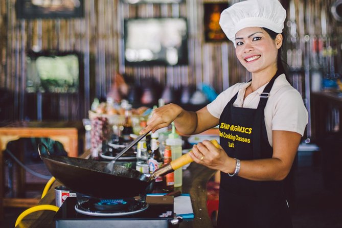 Thai Cooking Class | Since 2012 | Farm to Table - Step 2: harvest Thai herbs and vegetables for your dishes