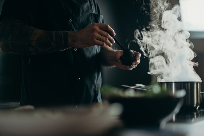 The Aegean Cooking Class - The 3.5-hour flow: cooking first, then eating in a reserved brewery space