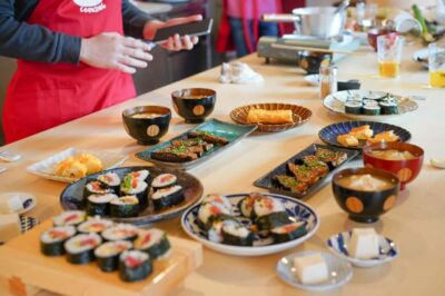 Tokyo: Sushi Cooking Class with Sake Tasting - Getting Oriented at Iriya Station (Meeting Point Matters)